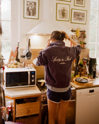 Sweatshirt Vendome zippé à col montant - Navy