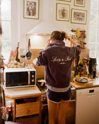 Sweatshirt Vendome zippé à col montant - Navy