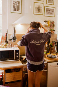 Sweatshirt Vendome zippé à col montant - Navy