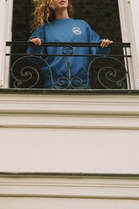 Sweatshirt Vendome imprimé - Paris Blue
