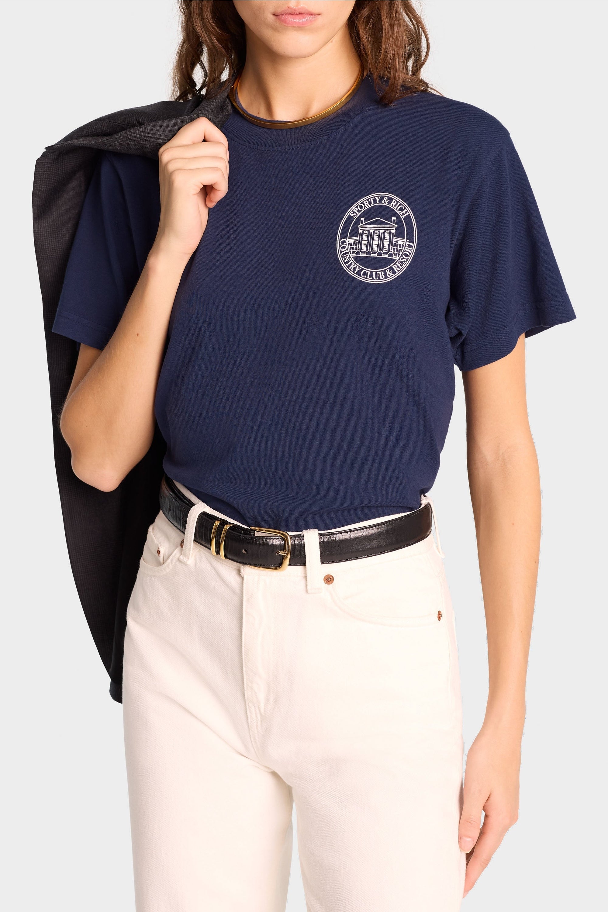 T-shirt Vendome à impression - Navy