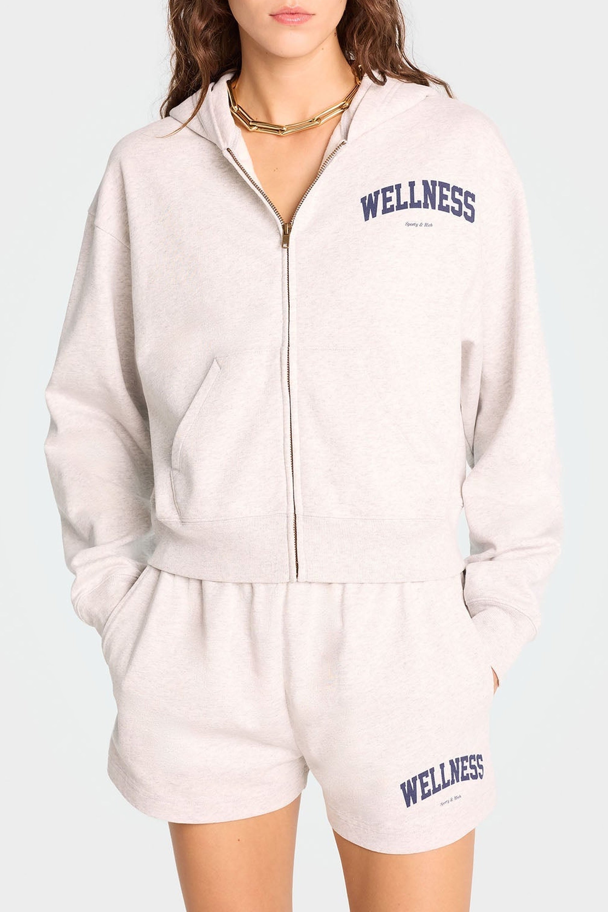 Short Wellness Ivy à poches - Heather Gray