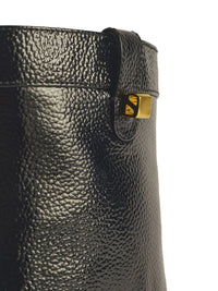 6qty NEW / Bottes biker Harley Caviar 50 en cuir grainé - Black