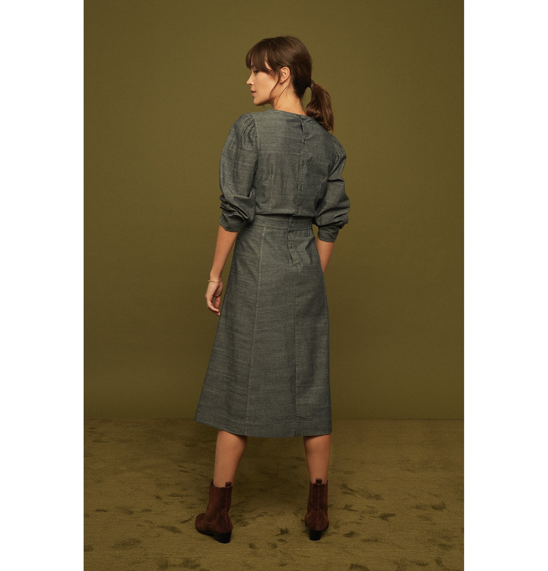 NAVY _ Robe Hermione - Navy