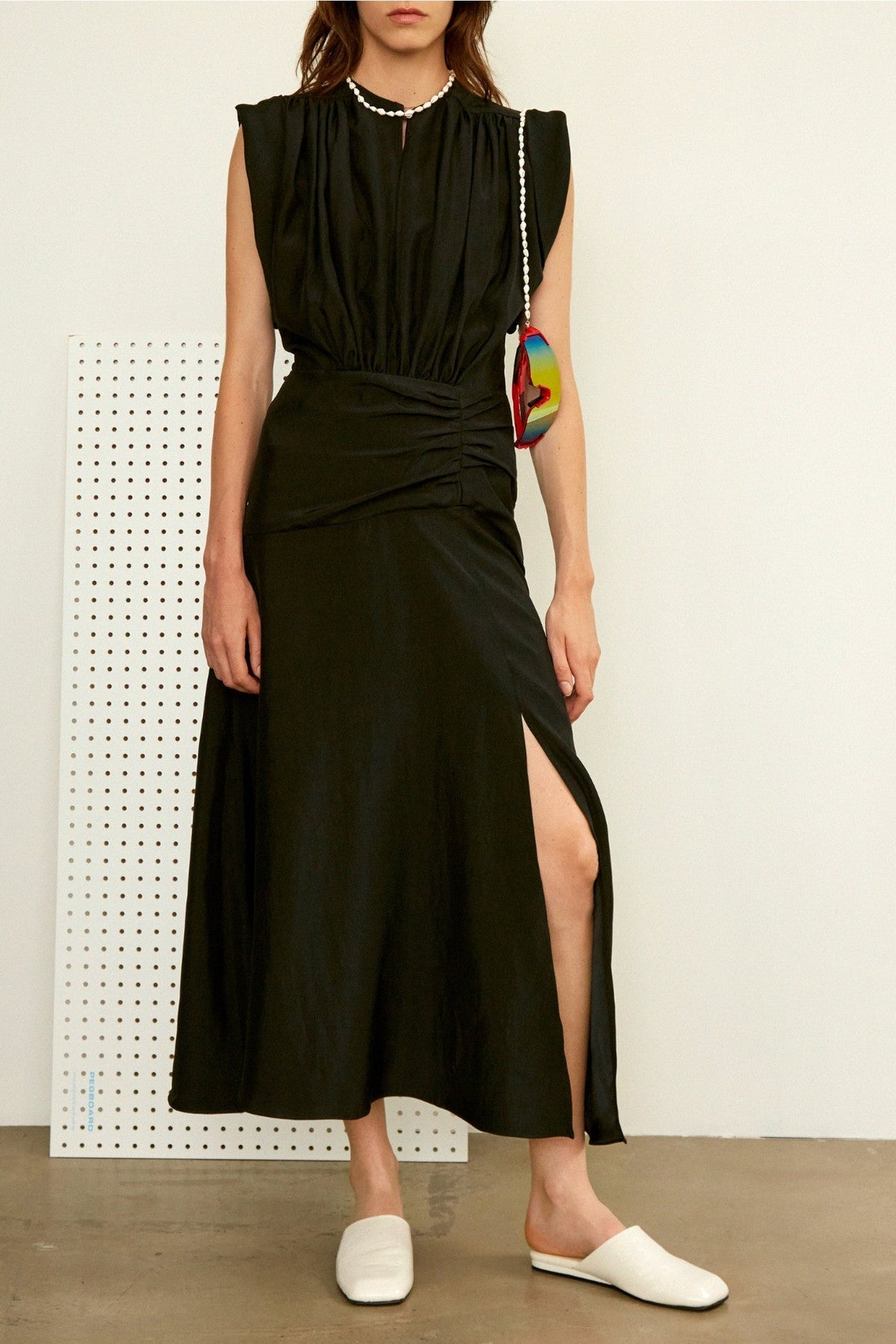 Robe longue River Moss - Tilleul