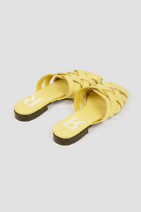 Sandales Florida en cuir - Citron