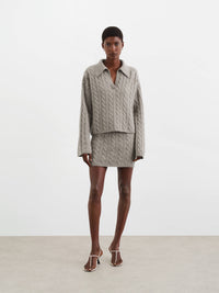 Cable Knit Skirt