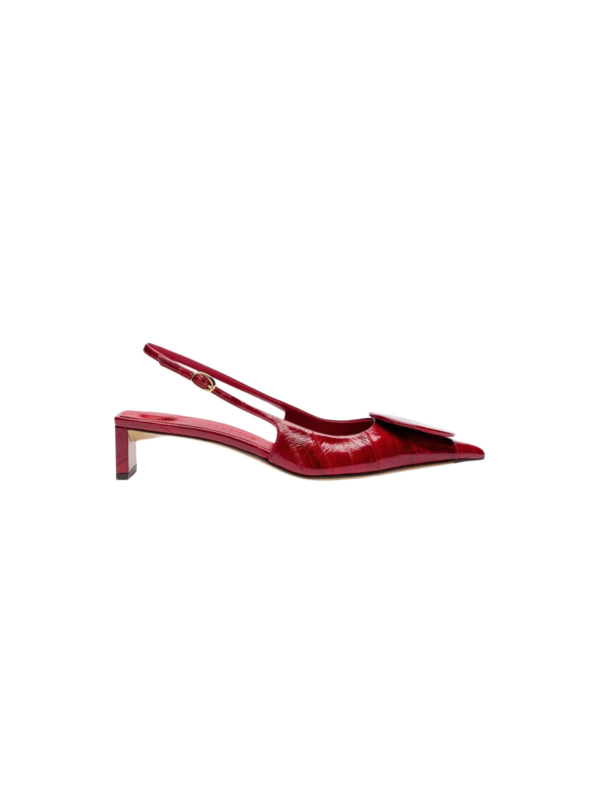 Slingbacks 40 en cuir - Dark Red