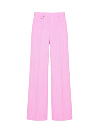 Pantalon Sauge en soie mélangée - Pink