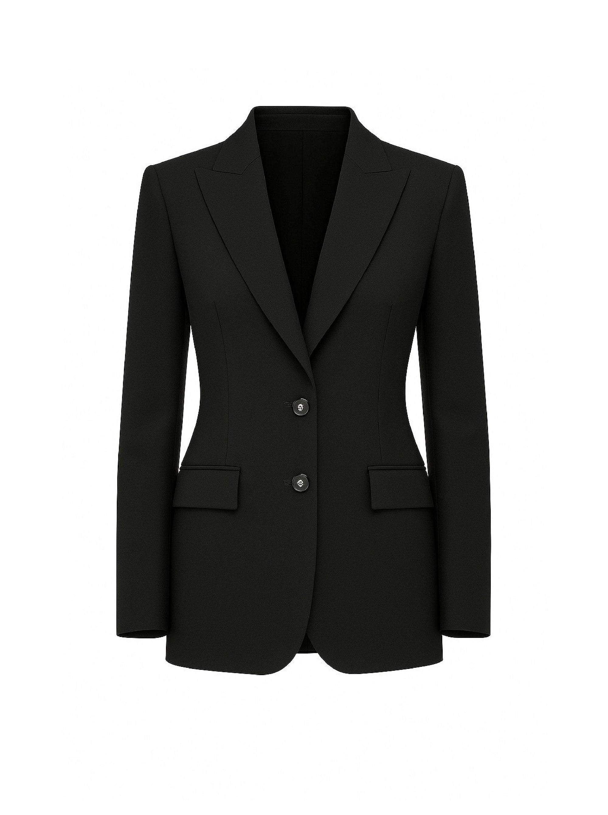 Veste structurée en lin - Black