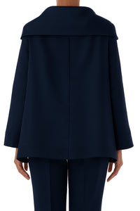 Veste à encolure large - Blue