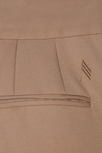 Pantalon long Gary taille haute - Beige