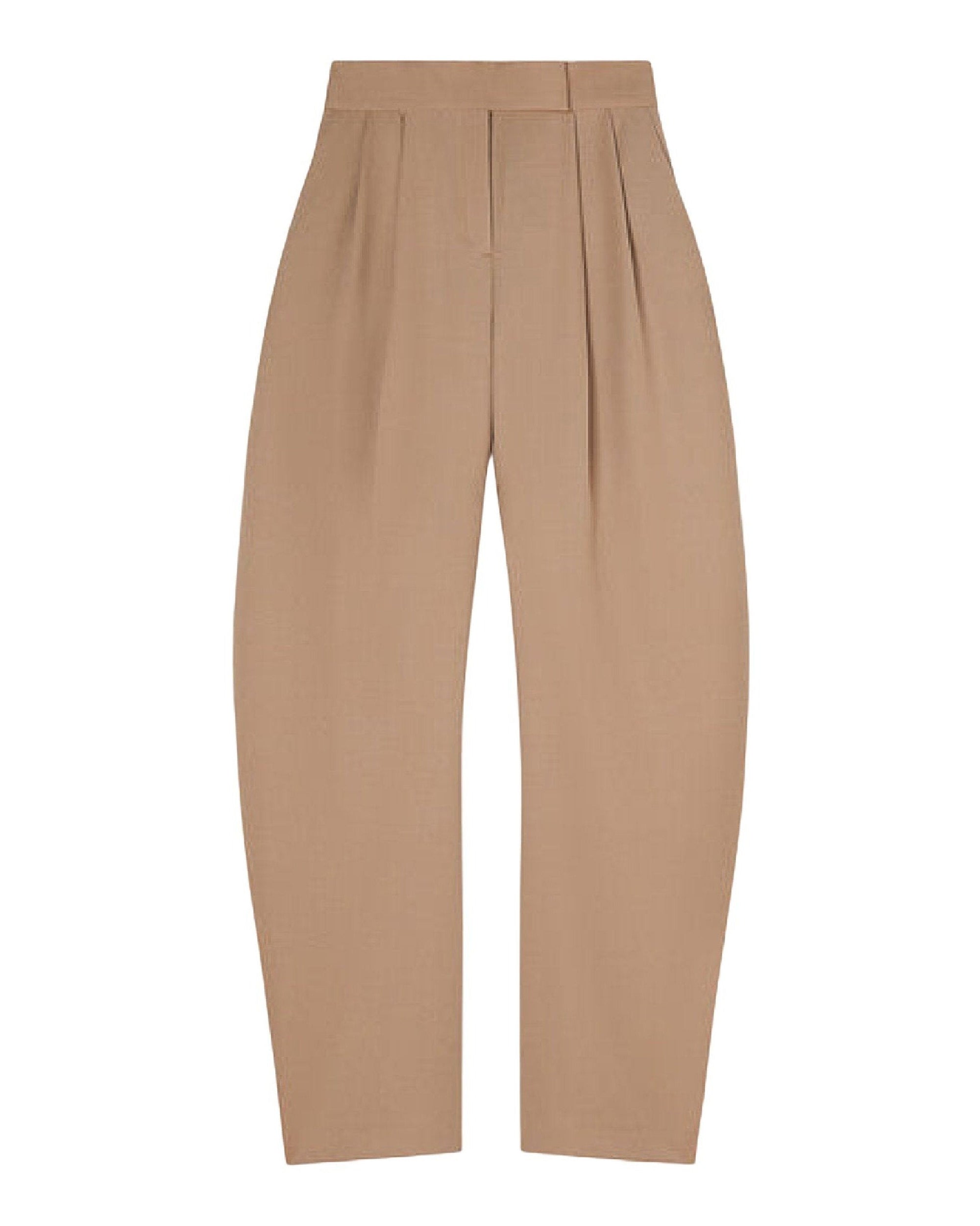 Pantalon long Gary taille haute - Beige