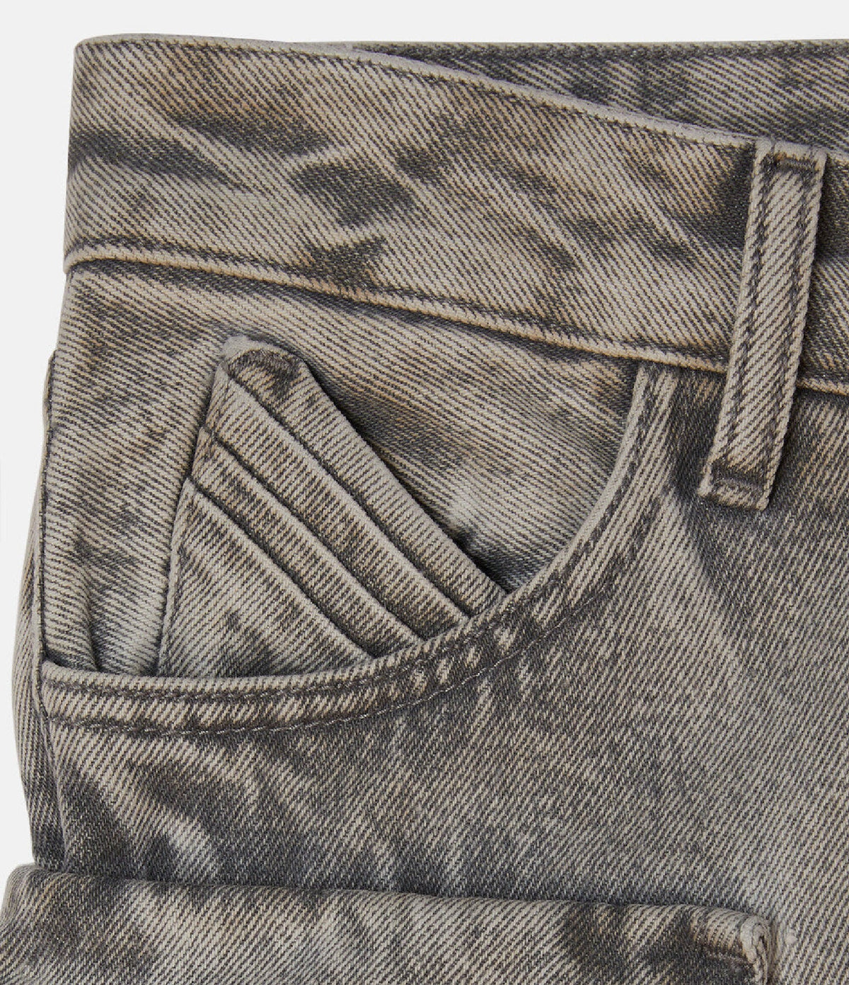 Pantalon long skinny Essie en denim - Light Grey