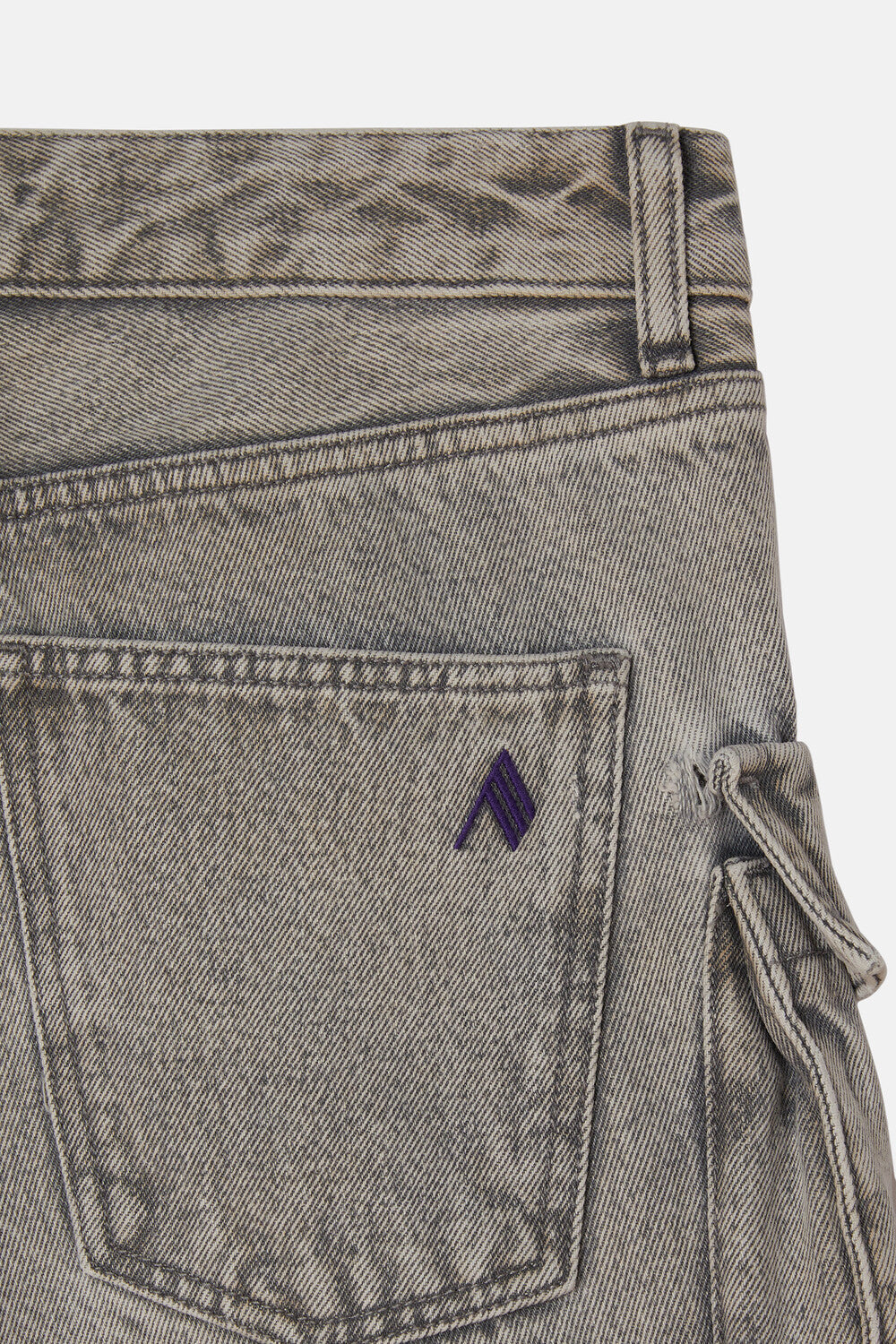 Pantalon long skinny Essie en denim - Light Grey