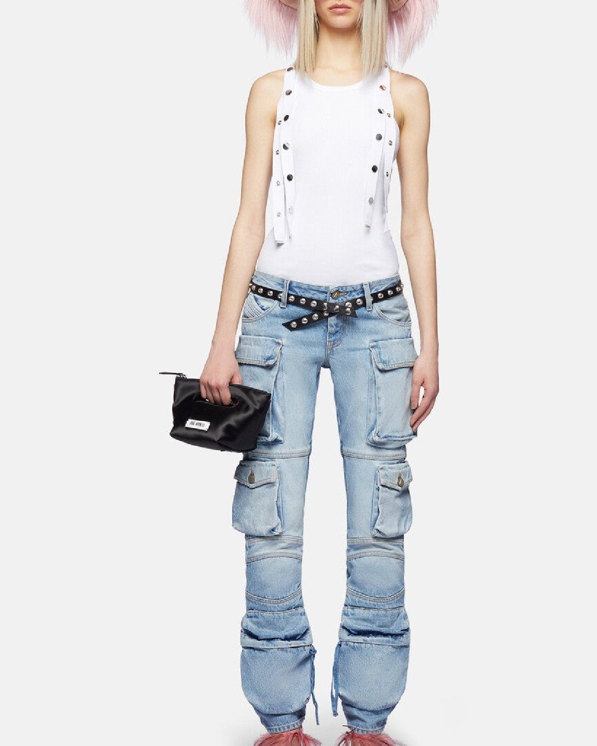 Pantalon long Essie en denim - Sky Blue