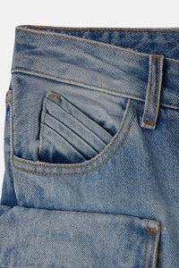 Pantalon long Essie en denim - Sky Blue