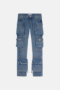 Pantaloni lunghi Essie - Washed blue