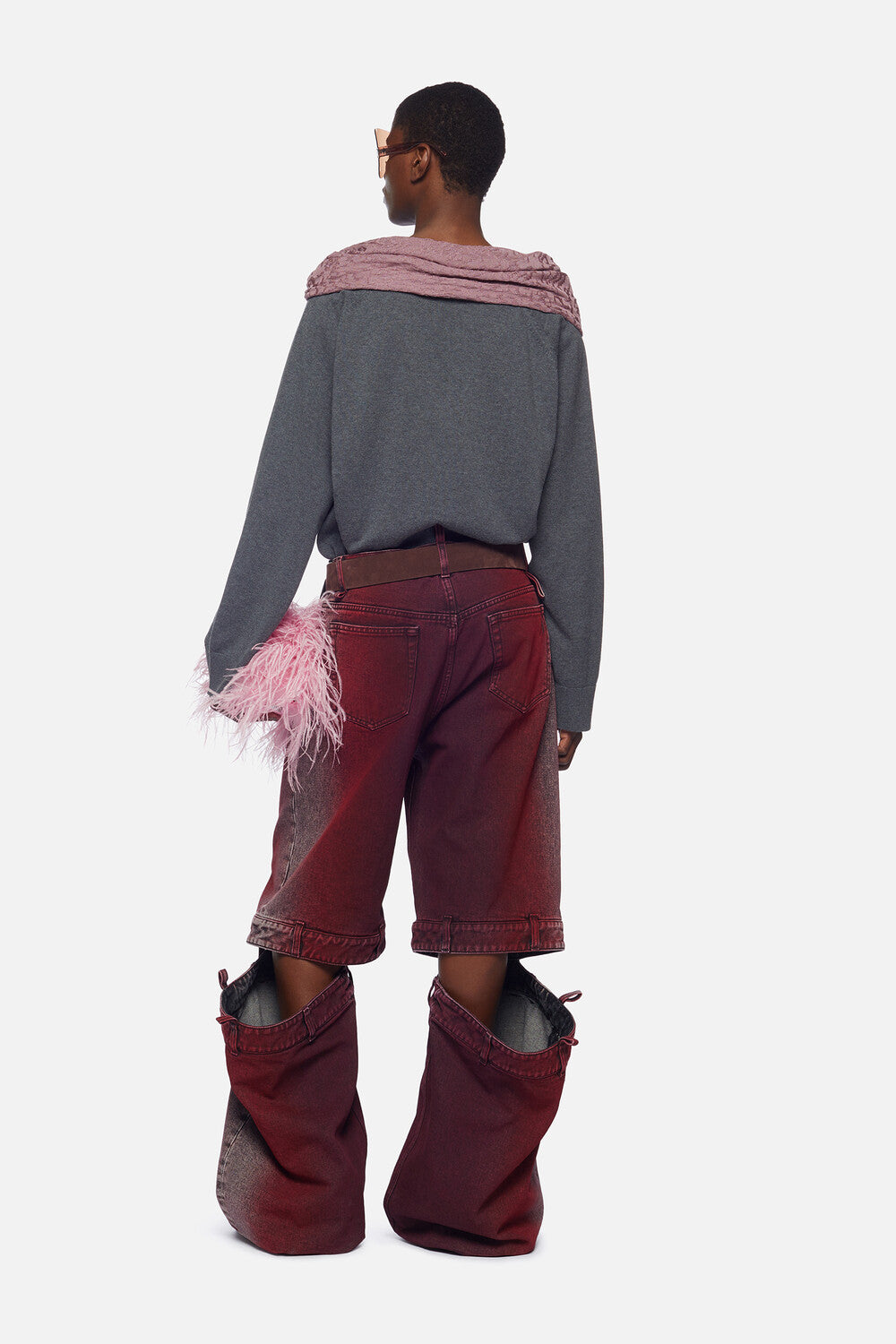 Pantalon long en denim - Red & Purple Shades