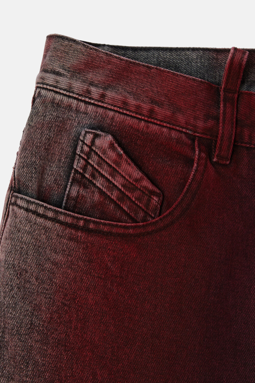 Pantalon long en denim - Red & Purple Shades