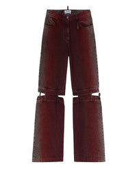 Pantalon long en denim - Red & Purple Shades