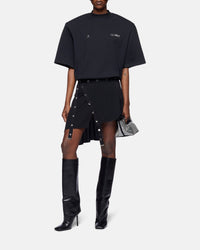 Mini jupe en jersey stretch - Black