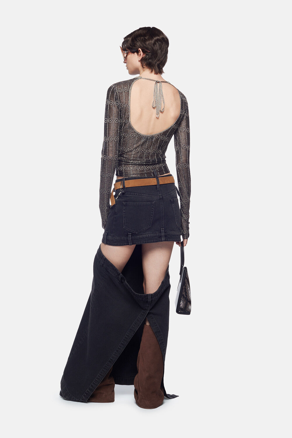 Midi skirt - Black
