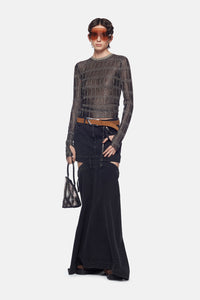 Midi skirt - Black