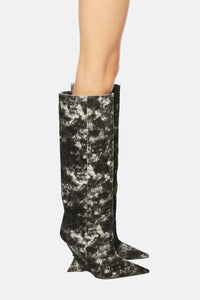 Cheope tube boot 105mm - Black and white