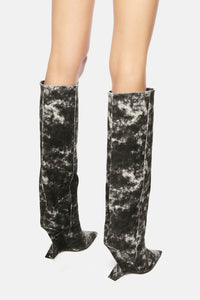 Cheope tube boot 105mm - Black and white