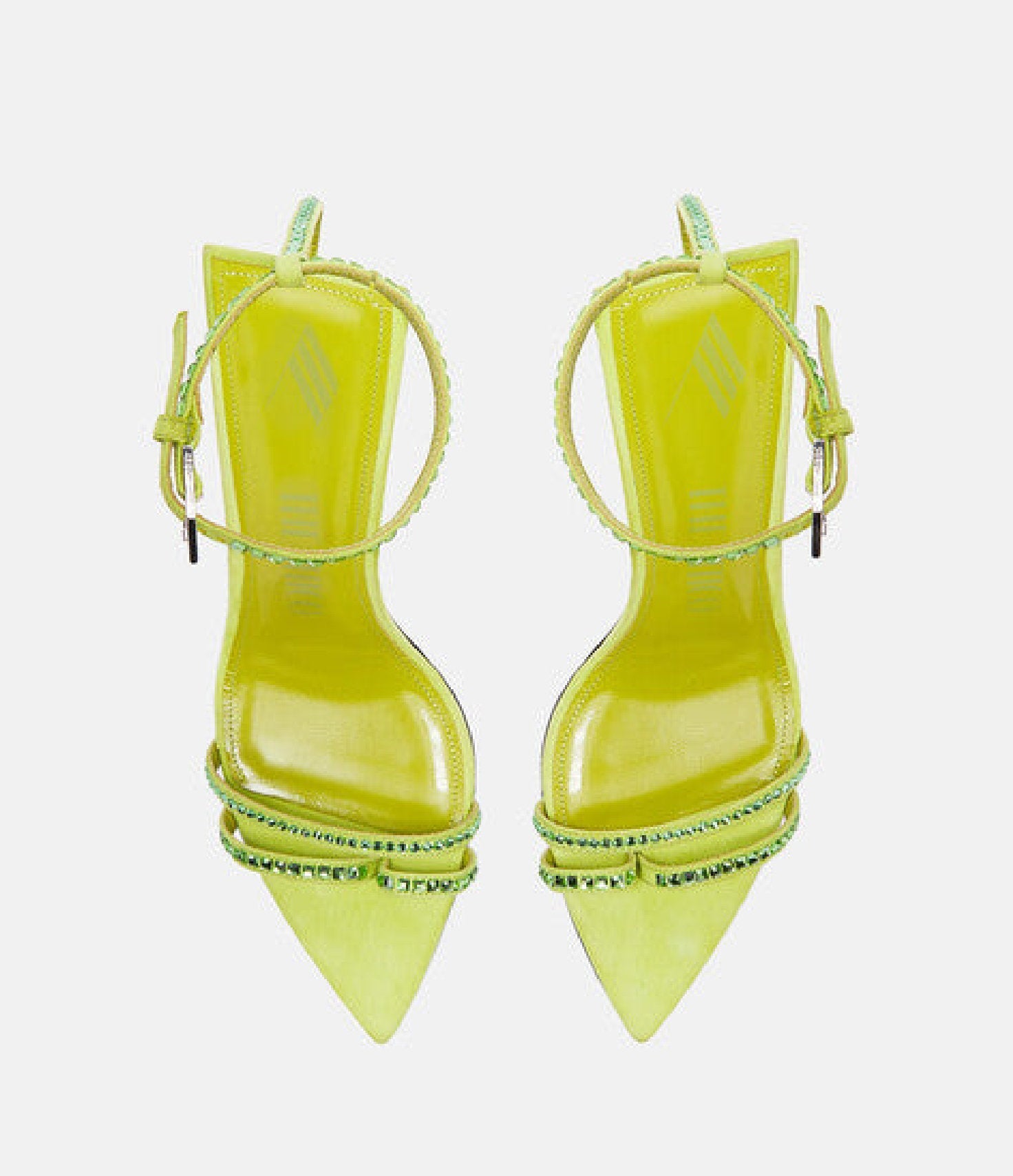 Sandales Ester 95 en daim - Lime