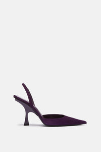 Ester slingback 95mm - AMARANT