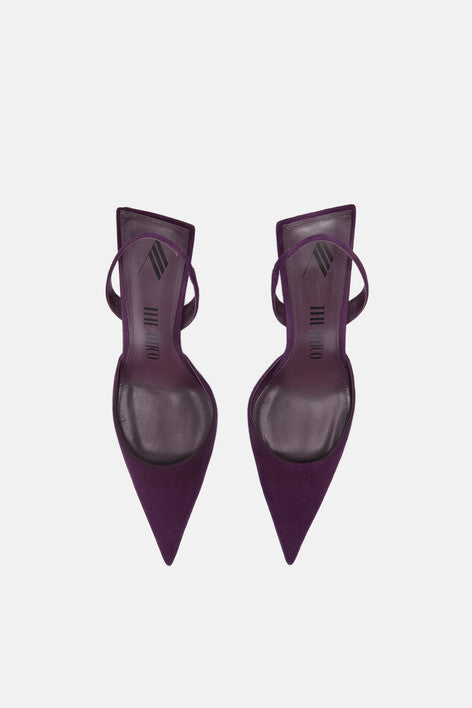Ester slingback 95mm - AMARANT