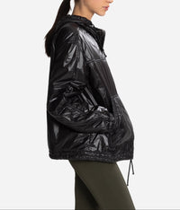 Imperméable à capuche Janice - Noir