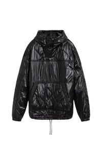 Imperméable à capuche Janice - Noir