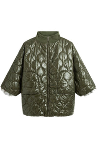 Monika reversible cape - Olive
