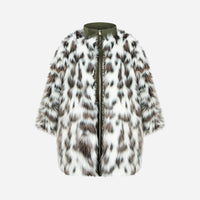 Monika reversible cape - Olive