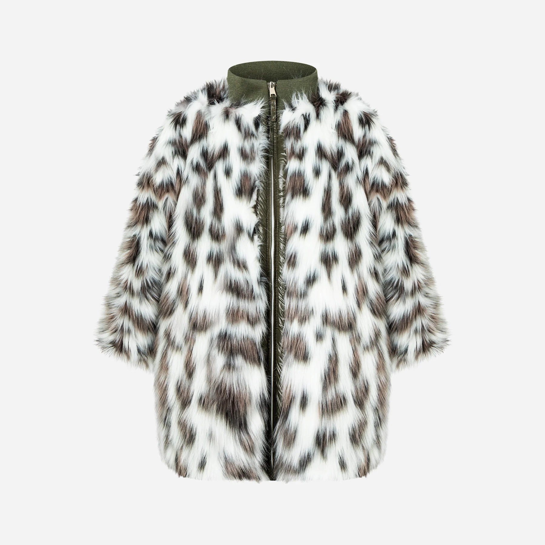 Monika reversible cape - Olive