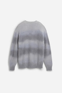 Pull col V Cindy en laine - Gris