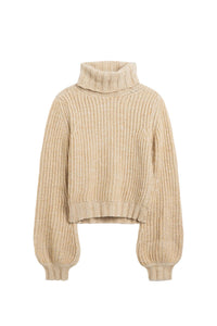 Pull col roulé Gal en cachemire mélangé - Blanc