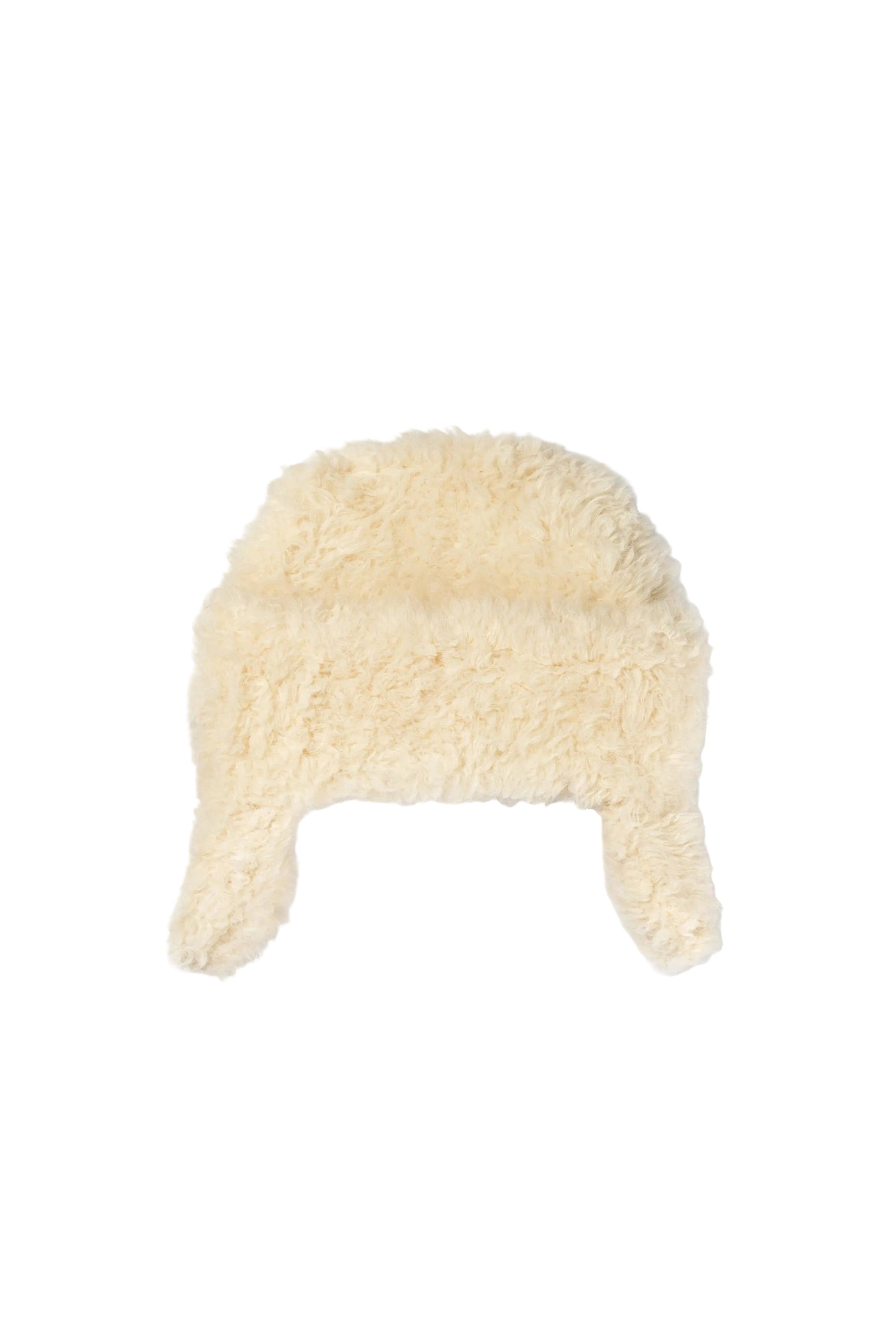 Bonnet Bunny en laine - Blanc