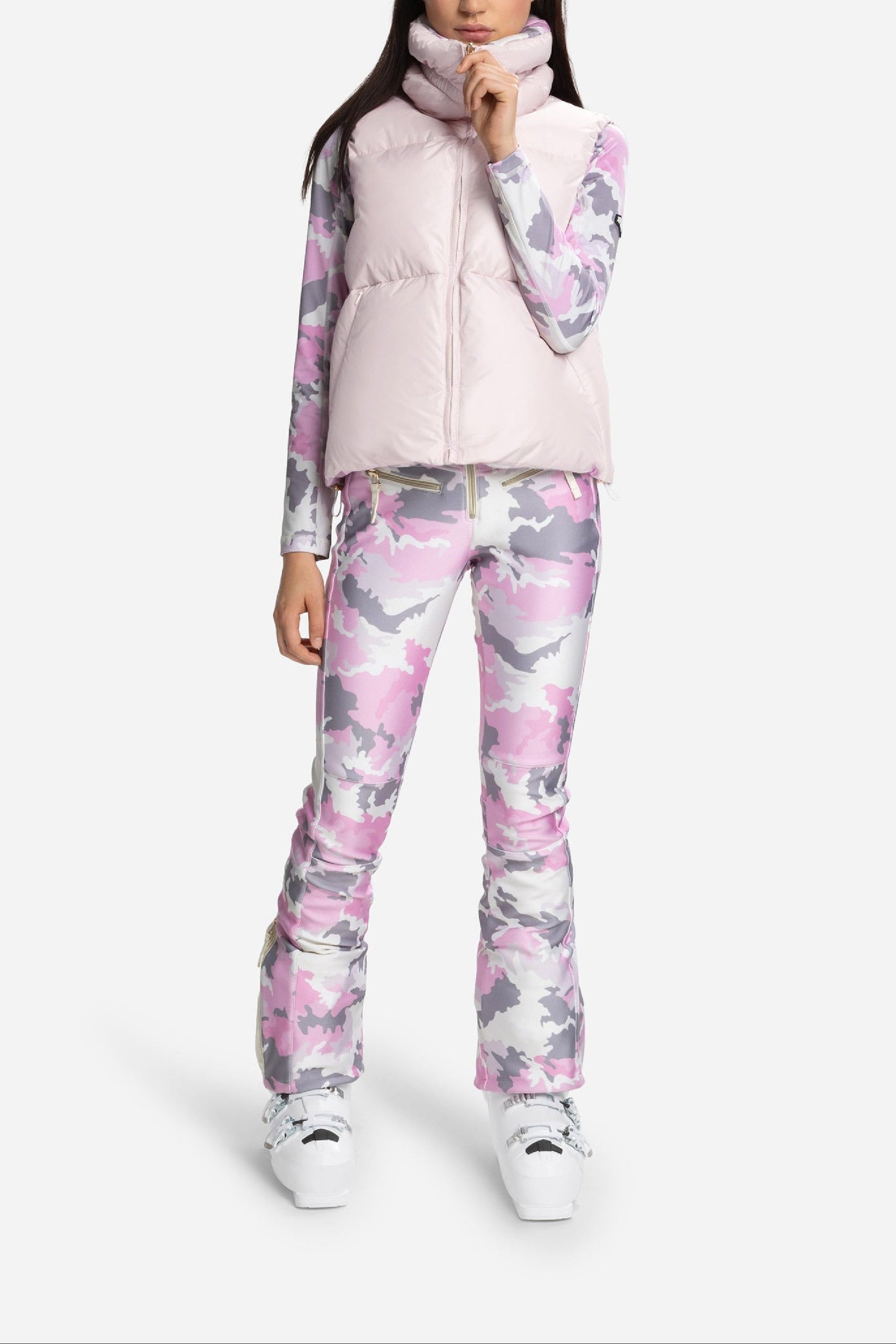 Pantalon de ski Tiby Print - Rose