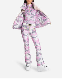 Pantalon de ski Tiby Print - Rose