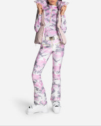 Pantalon de ski Tiby Print - Rose