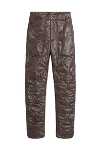 Otto quilted trousers - Brown