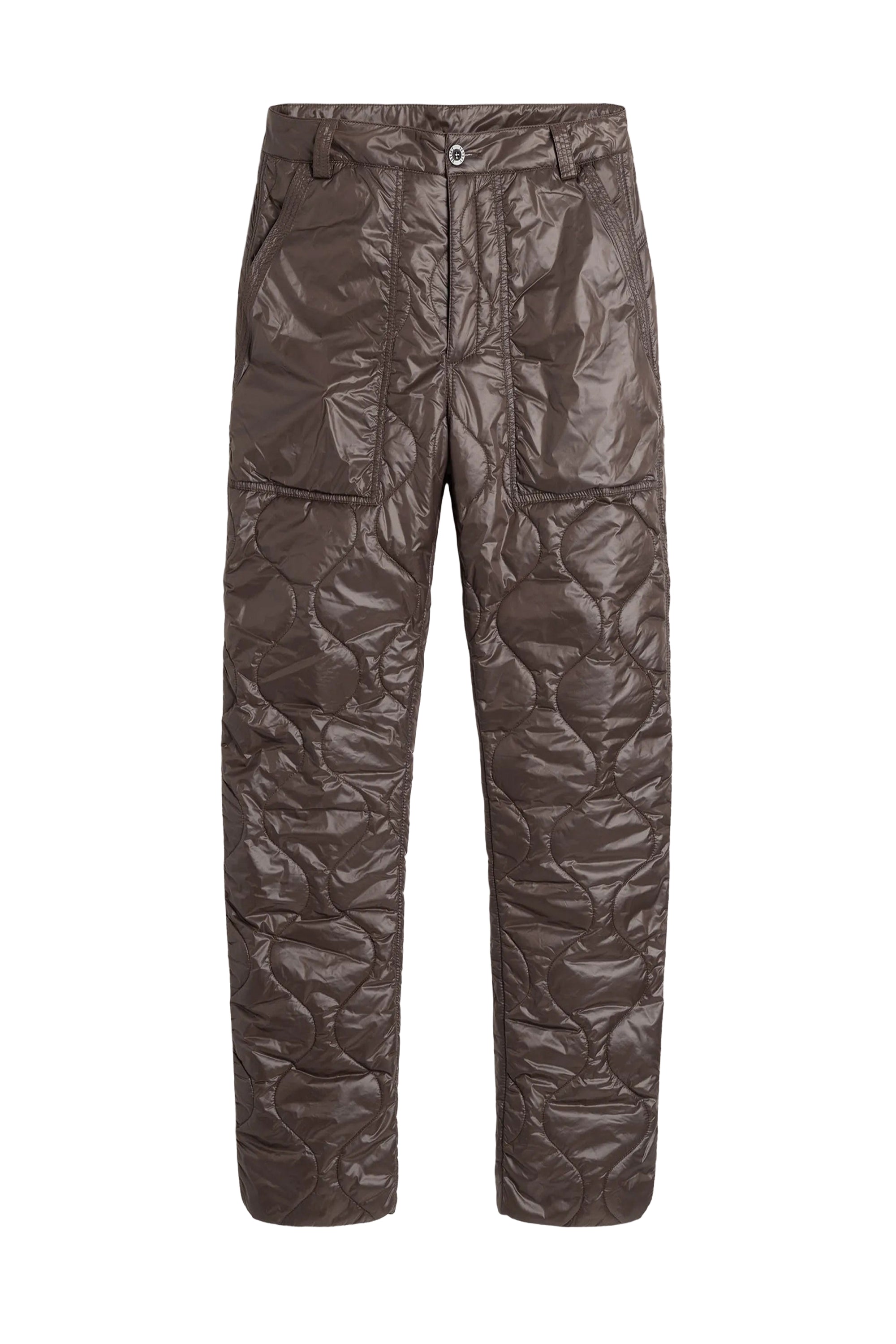 Otto quilted trousers - Brown