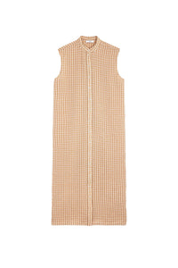 Lucas seersucker maxi dress - Beige