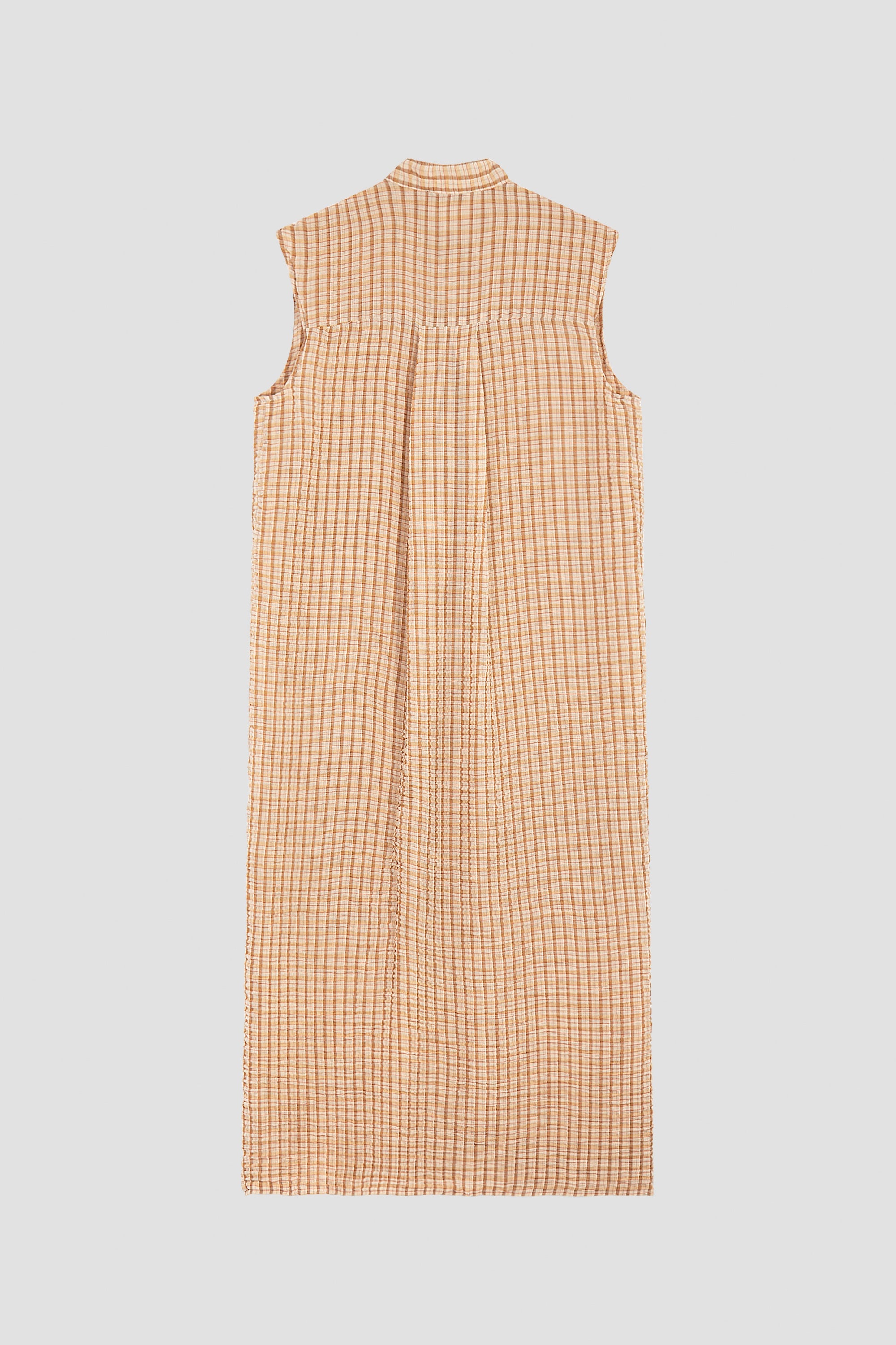 Lucas seersucker maxi dress - Beige