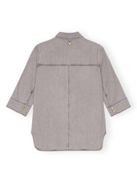 Chemise oversize en denim - Gray Quill