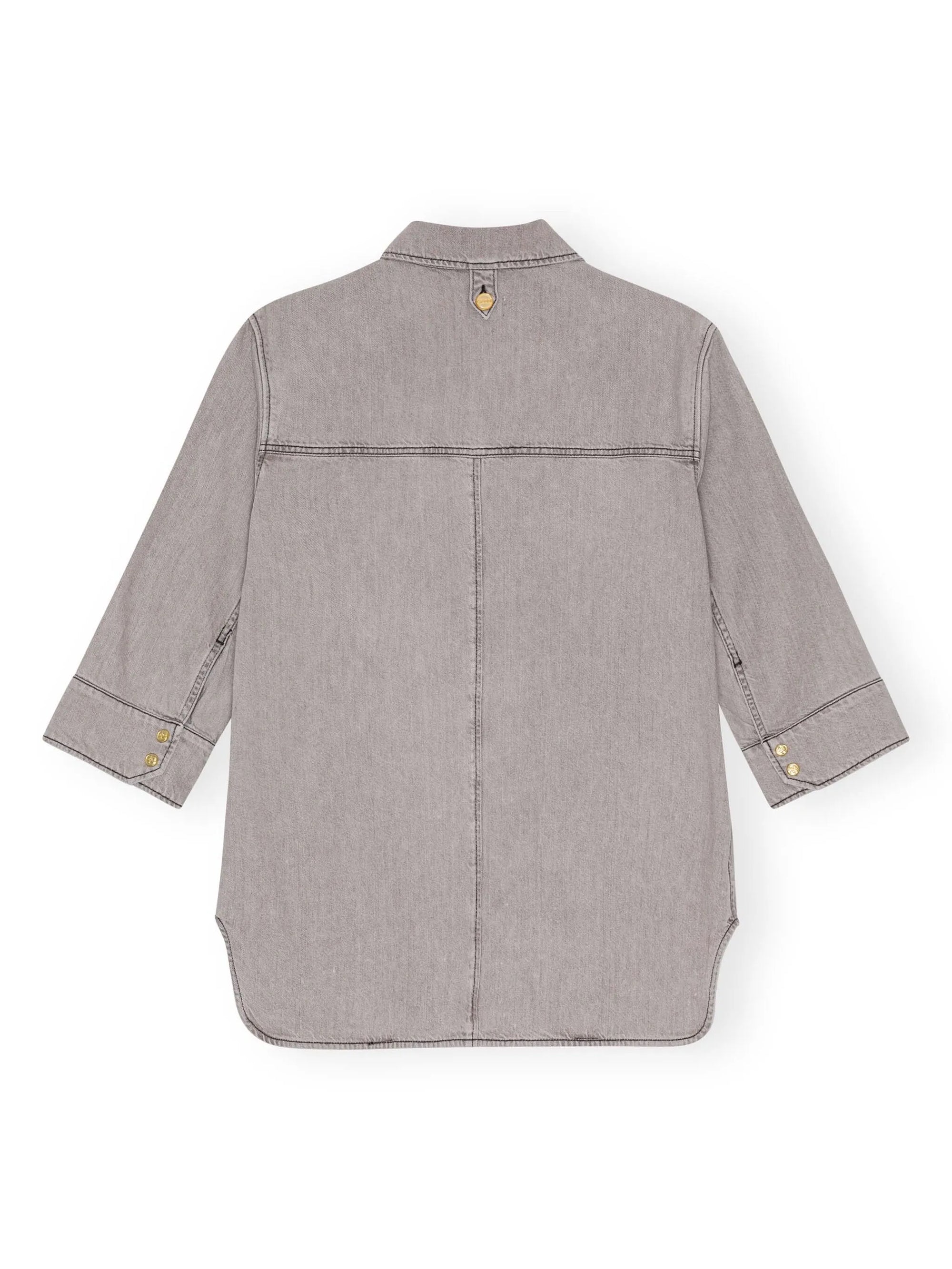 Chemise oversize en denim - Gray Quill